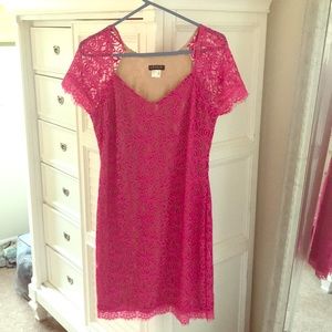 Never been worn pink lace dress from Venus